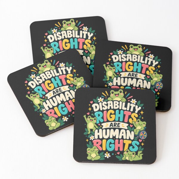 Item preview, Disability Rights Are Human Rights Cute Frog Design designed and sold by creativebymateo.