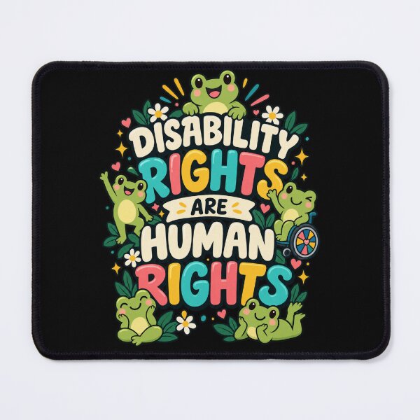 Item preview, Disability Rights Are Human Rights Cute Frog Design designed and sold by creativebymateo.