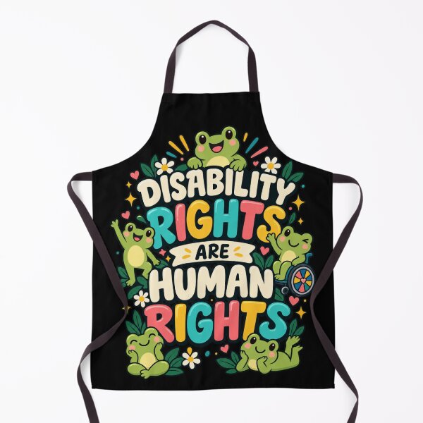 Item preview, Disability Rights Are Human Rights Cute Frog Design designed and sold by creativebymateo.