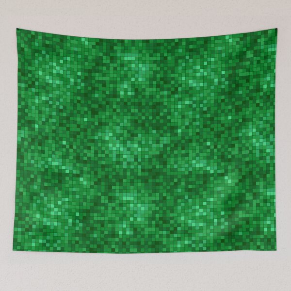 Item preview, Green disco ball pattern, mosaic tiles, glittering, Christmas designed and sold by CHERRY--SHOP.