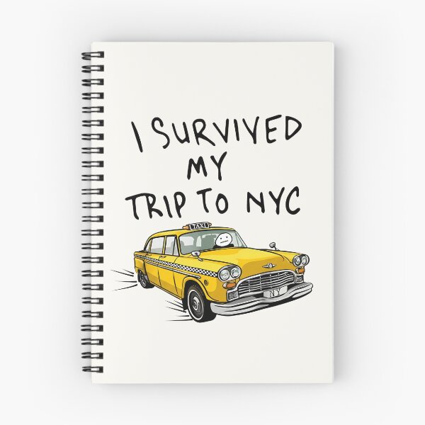 Item preview,  I Survived My Trip To NYC - New York City Yellow Taxi Meme designed and sold by Darkifun.