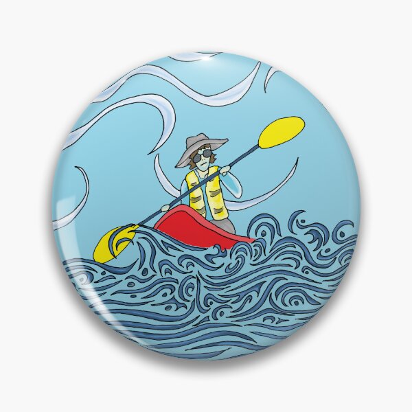 Item preview, Kayaker on ocean waves designed and sold by Devine-Studios.