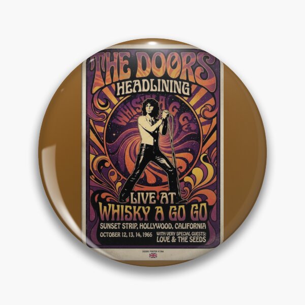 Item preview, Doors Poster 1966 Headlining at Whiskey a Go Go Club Los Angeles designed and sold by Halifaxartguy.