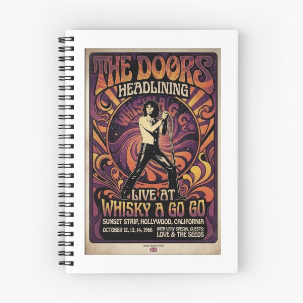 Item preview, Doors Poster 1966 Headlining at Whiskey a Go Go Club Los Angeles designed and sold by Halifaxartguy.