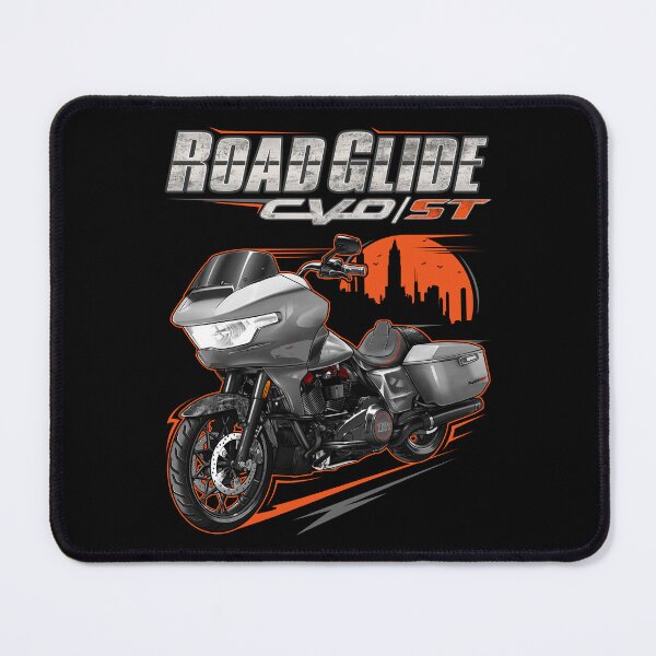 Item preview, Motorcycle Road Glide CVO ST 2025 Black & Mercury Silver for Motorcycle Riders designed and sold by MotoApparelHub.