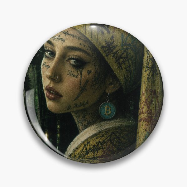 Item preview, Girl With a Pearl Earring – Urban Punk Reimagined designed and sold by Boreal Apparel.