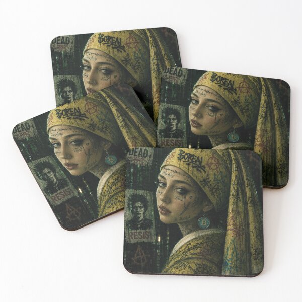 Item preview, Girl With a Pearl Earring – Urban Punk Reimagined designed and sold by Boreal Apparel.
