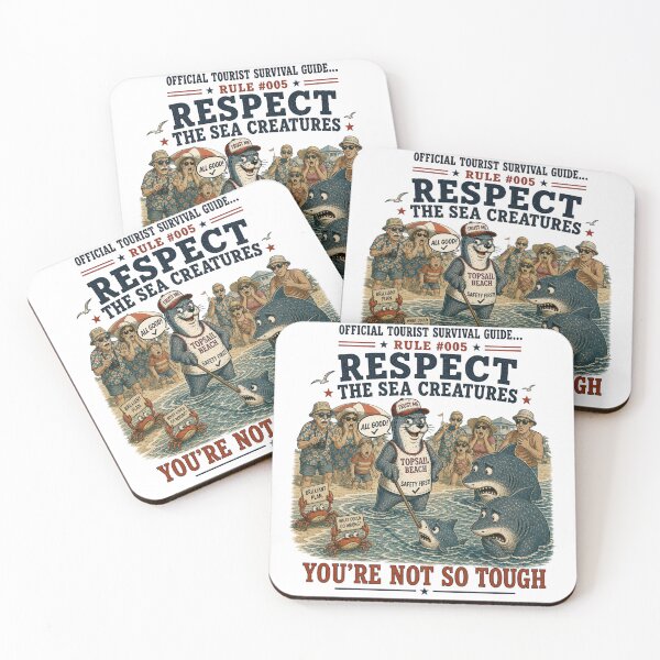 Item preview, Official Tourist Survival Guide - You're Not So Tough designed and sold by Pepper's Ink & Stitch.