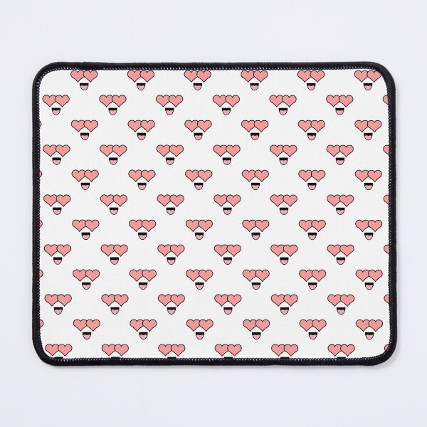 Item preview, Copy of Charming kawaii smiling heart eyes face pattern designed and sold by BlushyPrint.