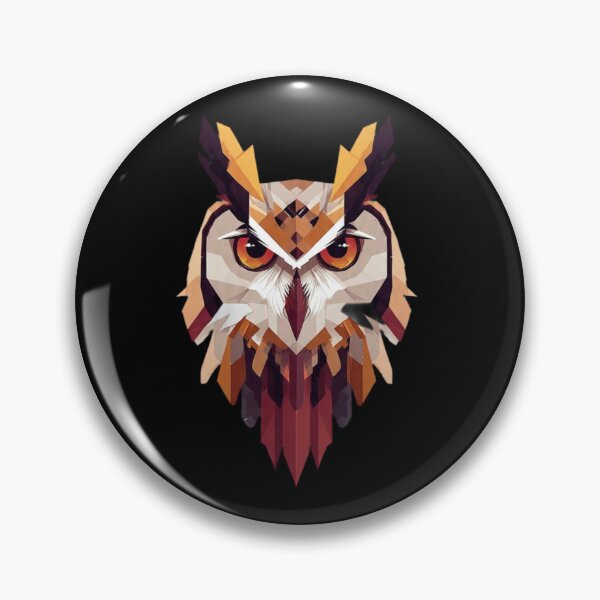 Item preview, Geometric Owl Streetwear Design | Low-Poly Owl Art designed and sold by GeoBeast.