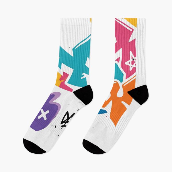 Item preview, Colorful Graffiti Street Art – Urban Spray Paint Abstract Design designed and sold by Kruti Collection.