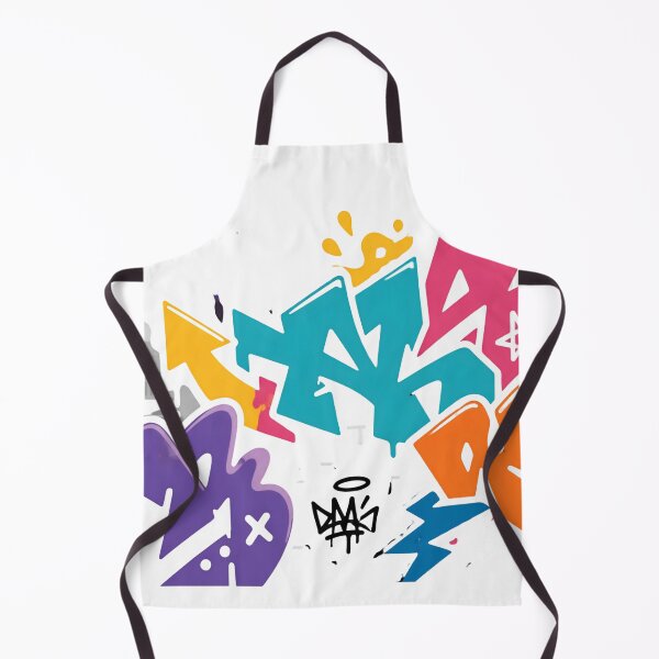 Item preview, Colorful Graffiti Street Art – Urban Spray Paint Abstract Design designed and sold by Kruti Collection.