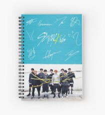 Stray Kids Signatures Spiral Notebook