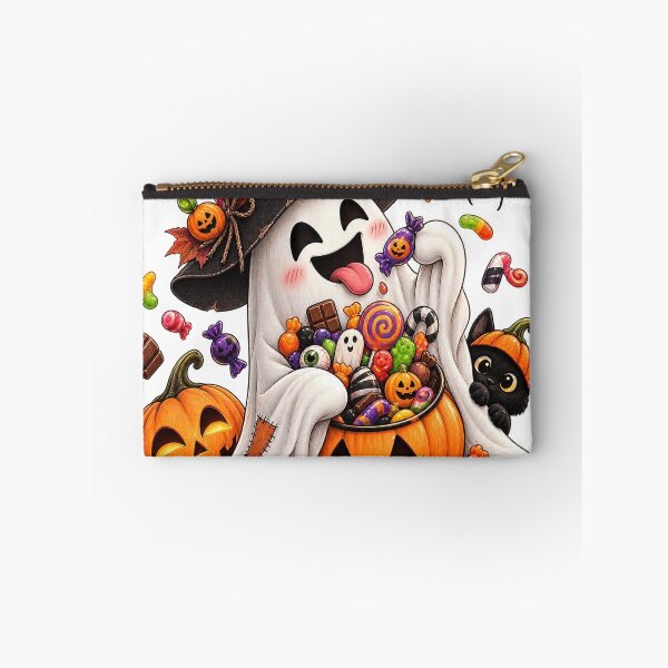 Item preview, Hungry Halloween Ghost – Yum! Candy and pumpkins designed and sold by J-Impression.