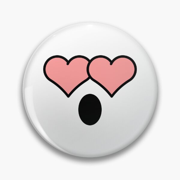 Item preview, Sweet kawaii surprised heart eyes face designed and sold by BlushyPrint.