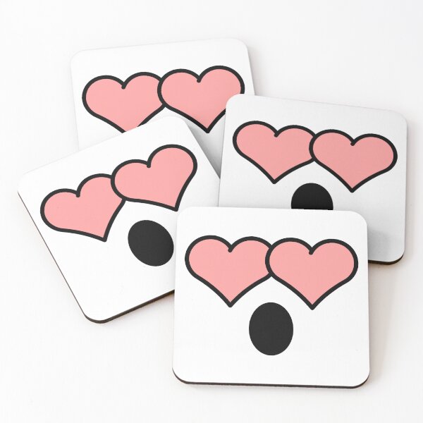 Item preview, Sweet kawaii surprised heart eyes face designed and sold by BlushyPrint.
