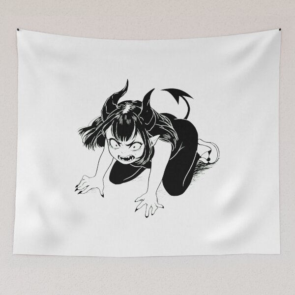 Item preview, Black White Demon Fighter designed and sold by farleysimmons28.