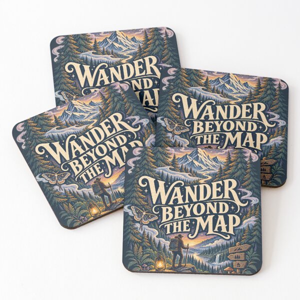 Item preview, Wander Beyond the Map Hiking designed and sold by Pick&Grin.