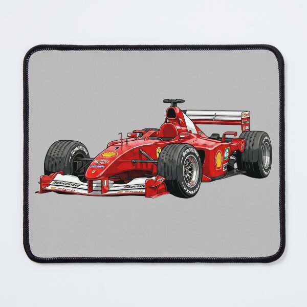 Item preview, 2001 Ferrari F2001 Michael Schumacher World Champion F1 Racing Car Illustration designed and sold by Motorline44.