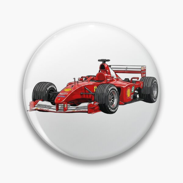Item preview, 2001 Ferrari F2001 Michael Schumacher World Champion F1 Racing Car Illustration designed and sold by Motorline44.