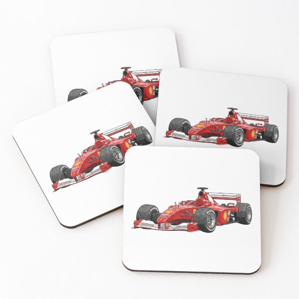 Item preview, 2001 Ferrari F2001 Michael Schumacher World Champion F1 Racing Car Illustration designed and sold by Motorline44.