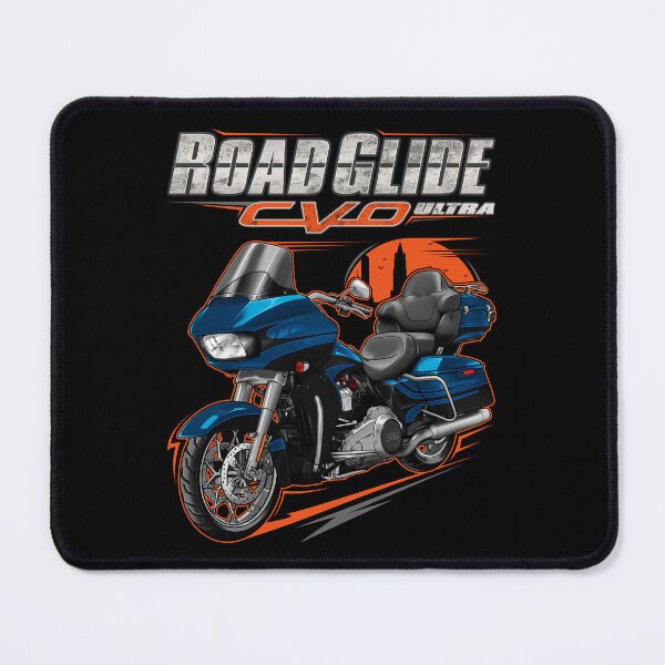 Item preview, Motorcycle Road Glide Ultra FLTRUSE 2015 CVO Abyss Blue & Crushed Sapphire for Motorcycle Riders designed and sold by MotoApparelHub.