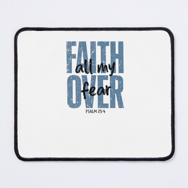 Item preview, Faith Over All My Fear Psalm 23:4 Christian Vintage Graphic designed and sold by Derekquie.
