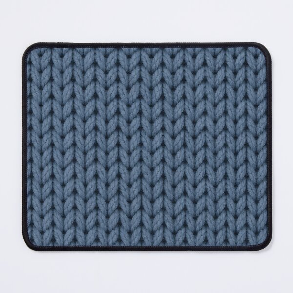 Item preview, Cozy Blue Knitted Yarn Texture Pattern designed and sold by blankTeeShirt.