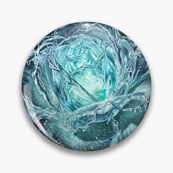 Item preview, Surreal Water Element Rose Abstract Art designed and sold by Fairytale_Flowers.