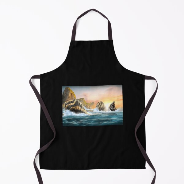 Item preview, Epic Sea Monster Art with Surreal Shells designed and sold by PeaceTypo.