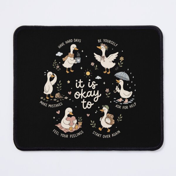 Item preview, Motivational Goose, It Is Okay To Mental Health, Kindness, Inspirational 90s Aesthetic designed and sold by Quiajia.