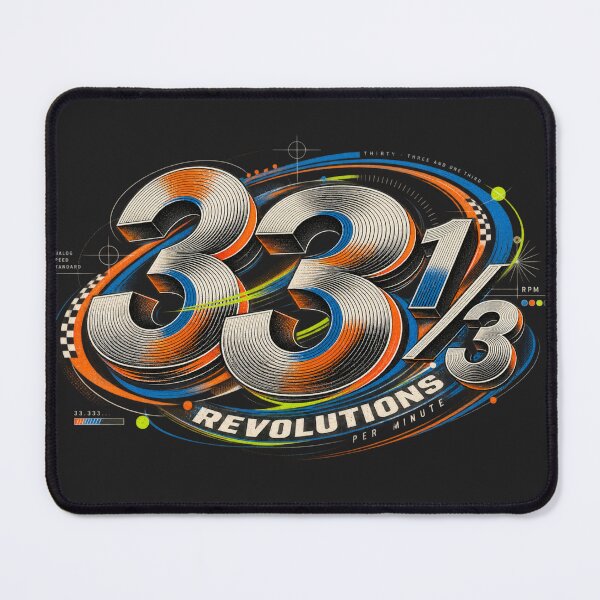 Item preview, 33⅓ Revolutions – Modern Vinyl Typography designed and sold by Golden Era Studio.