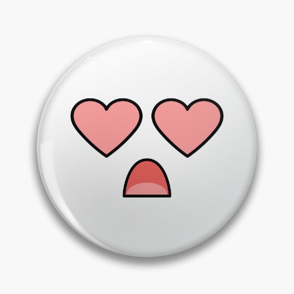 Item preview, Adorable kawaii surprised heart eyes face designed and sold by BlushyPrint.