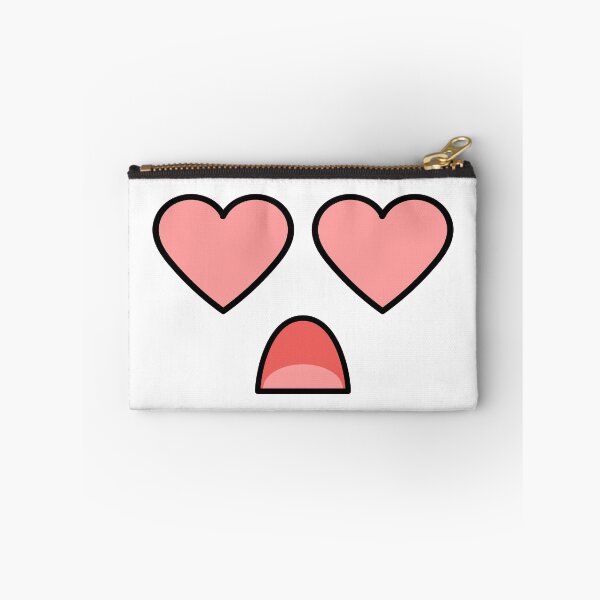 Item preview, Adorable kawaii surprised heart eyes face designed and sold by BlushyPrint.