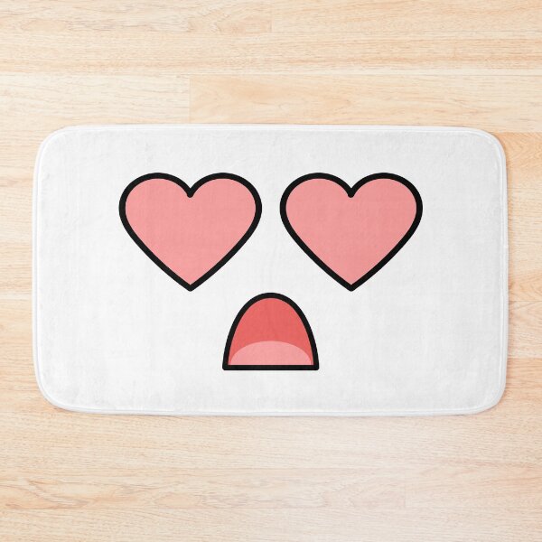 Item preview, Adorable kawaii surprised heart eyes face designed and sold by BlushyPrint.