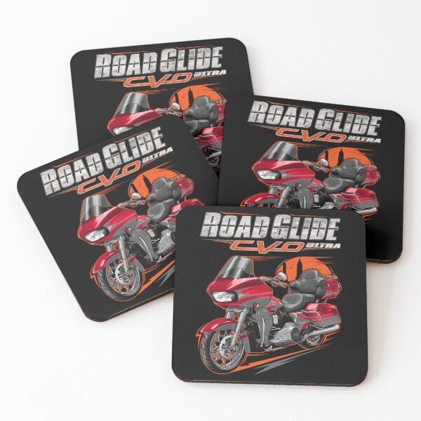 Item preview, Motorcycle Road Glide Ultra FLTRUSE 2016 CVO Ruby Red & Palladium Silver for Motorcycle Riders designed and sold by MotoApparelHub.