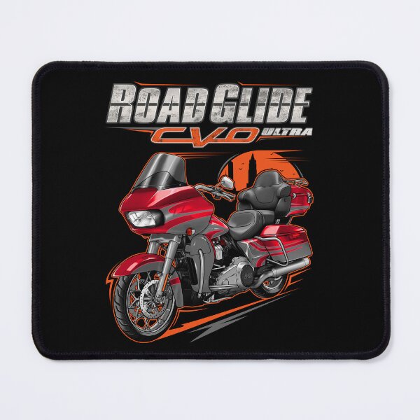 Item preview, Motorcycle Road Glide Ultra FLTRUSE 2016 CVO Ruby Red & Palladium Silver for Motorcycle Riders designed and sold by MotoApparelHub.