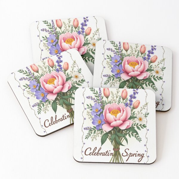 Item preview, Celebrating Spring – Elegant Floral Bouquet Botanical Design designed and sold by PurposeRiseCo4.