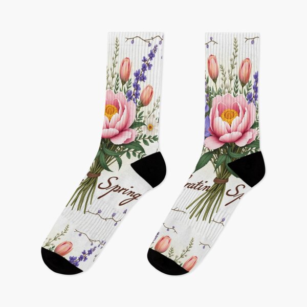 Item preview, Celebrating Spring – Elegant Floral Bouquet Botanical Design designed and sold by PurposeRiseCo4.