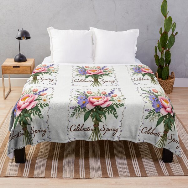 Item preview, Celebrating Spring – Elegant Floral Bouquet Botanical Design designed and sold by PurposeRiseCo4.