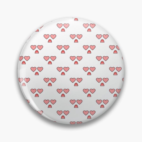 Item preview, Adorable kawaii surprised heart eyes face pattern designed and sold by BlushyPrint.