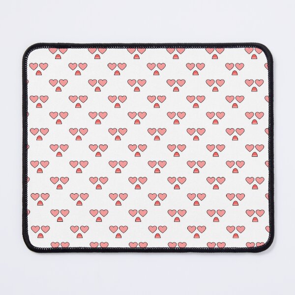Item preview, Adorable kawaii surprised heart eyes face pattern designed and sold by BlushyPrint.