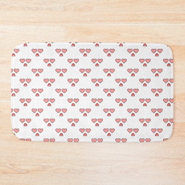 Item preview, Adorable kawaii surprised heart eyes face pattern designed and sold by BlushyPrint.