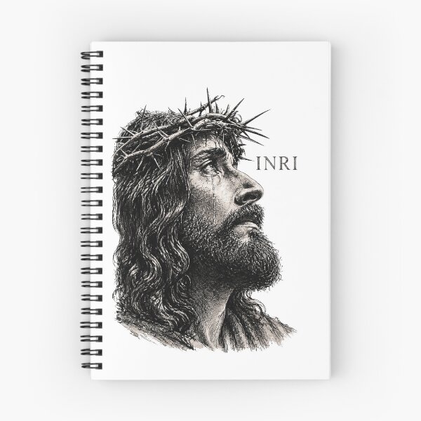 Item preview, Jesus Christ Crown Of Thorns And Tears INRI Religious Graphic designed and sold by Derekquie.