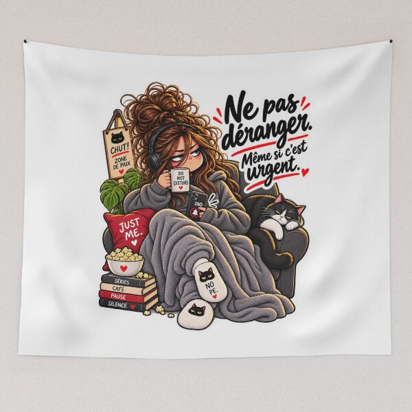 Item preview, Do not disturb, even if it's urgent – Introverted humor designed and sold by J-Impression.