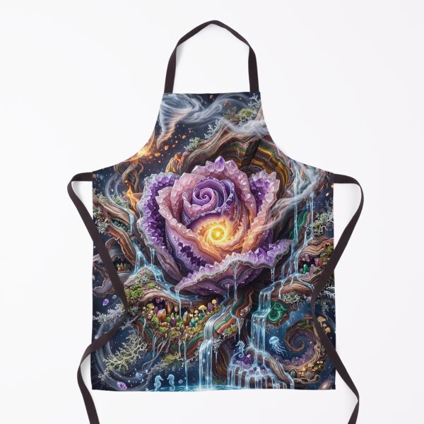 Item preview, Four Elements Mystic Rose Abstract Art designed and sold by Fairytale_Flowers.