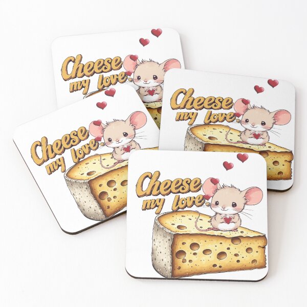 Item preview, Mouse saying: Cheese my love designed and sold by Navy67.