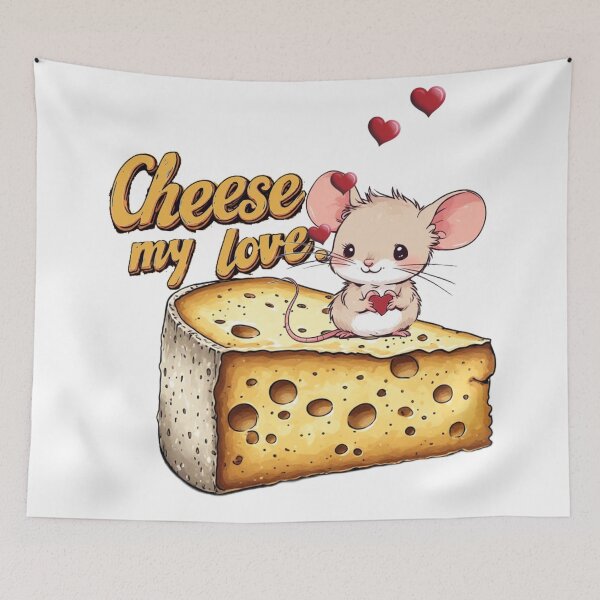 Item preview, Mouse saying: Cheese my love designed and sold by Navy67.
