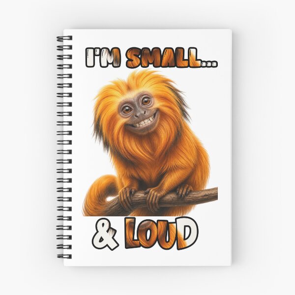 Item preview, I’m Small & Loud – Funny Golden Lion Tamarin designed and sold by El-RoiDesigns.