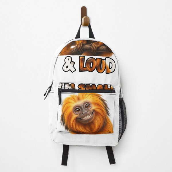 Item preview, I’m Small & Loud – Funny Golden Lion Tamarin designed and sold by El-RoiDesigns.